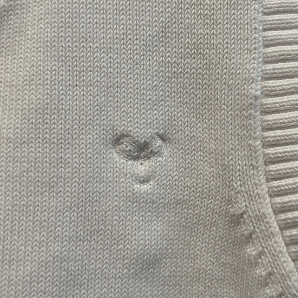 TNA White V-Neck Sweater Vest - Picture 3 of 9